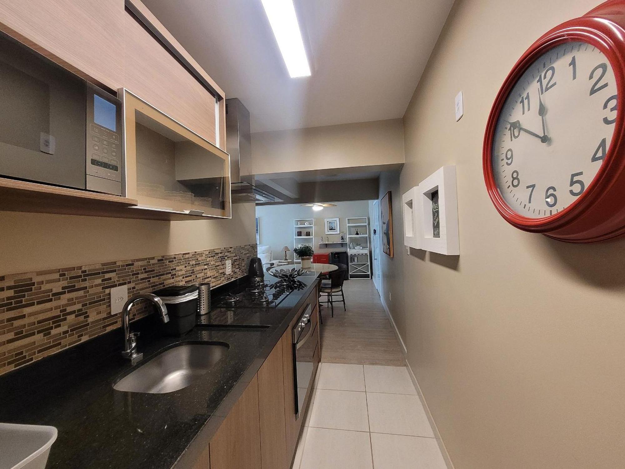 Apartamento Curta! |132| Fino Ap Frente Mar 3 Quartos *